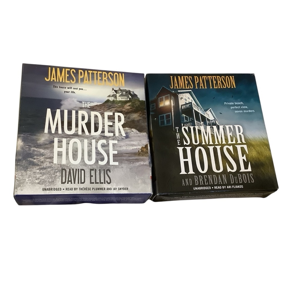 Murder House and Summer House James Patterson Audiobook CD Set